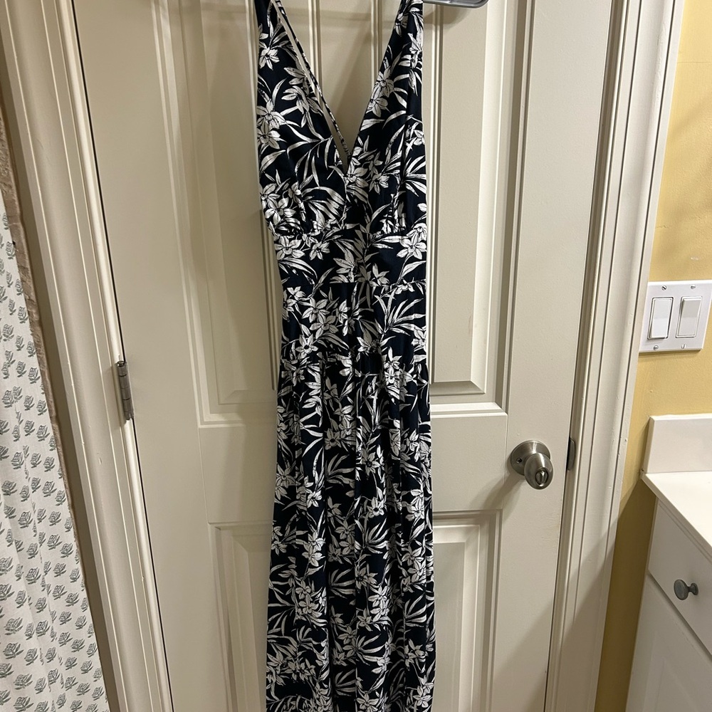 Madewell Black and White Maxi Dress